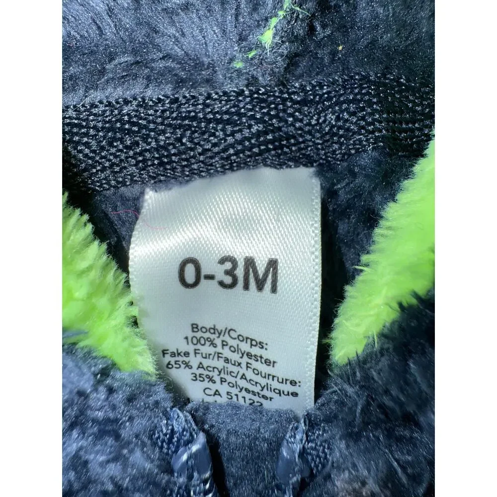 Costume Outfit Baby Animal Hooded Rompers Jumpsuit Dinosaur monster dragon 0-3